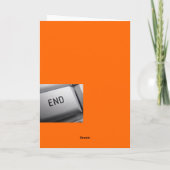 退職カード カード (裏面)