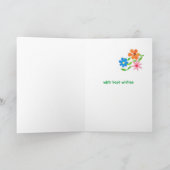 退職カード-フラワーパワー カード (内部)