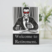 退職カード、退職カーおもしろいドへようこそ (スタンド正面)