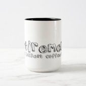 退職ギフトコーヒーブレーク退職引用文マグカップ ツートーンマグカップ (中央)