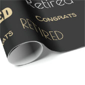 退職ギフトラップ ラッピングペーパー (ロールコーナー)