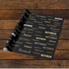 退職ギフトラップ ラッピングペーパー