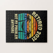 退職ギフトヴィンテージ退職した2021 ジグソーパズル (横)