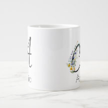 退職ギフト事業主モノグラム水色