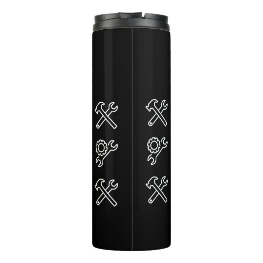 退職ギフト男性おもしろいパパおじいちゃん夫 タンブラー (裏面)