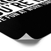 退職ギフト退職したおもしろいReの退職ギフト ポスター (角)