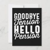 退職ギフト、さよならテンションHello Pension セーブザデート (正面)