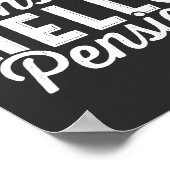 退職ギフト、さよならテンションHello Pension ポスター (角)