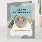 退職グル離れープの退職した社員 カード (正面)