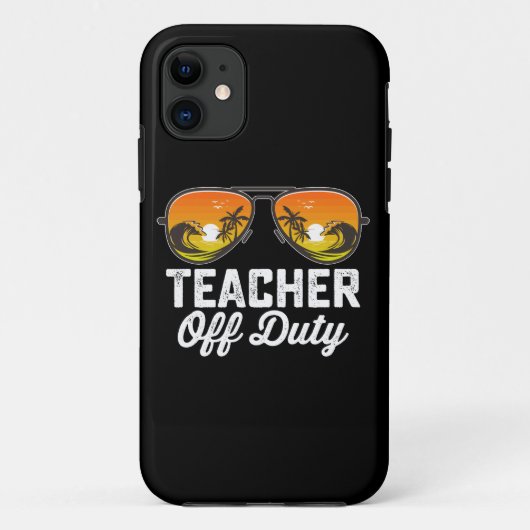 退職サングラス 最終登校日 Case-Mate iPhoneケース (裏面)