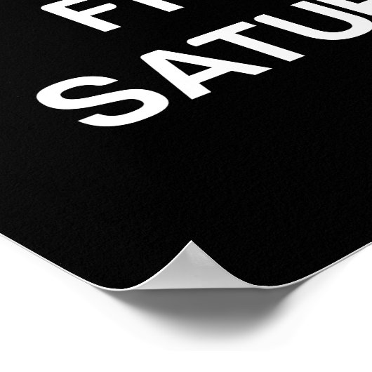 退職スケジュールカレンダーオフィスユーモア同僚 ポスター (角)