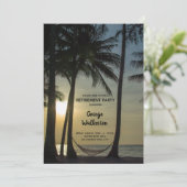 退職テーマ-パーティー 招待状 (スタンド正面)