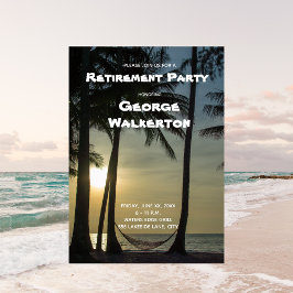 退職テーマ-パーティー 招待状