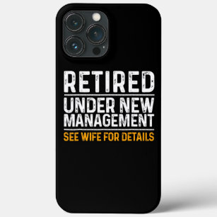 退職デザインおもしろい男性パパ退職パーティー iPhone 13 PRO MAXケース