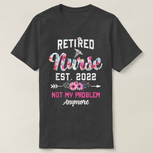 退職ナースTテスト Tシャツ (デザイン正面)