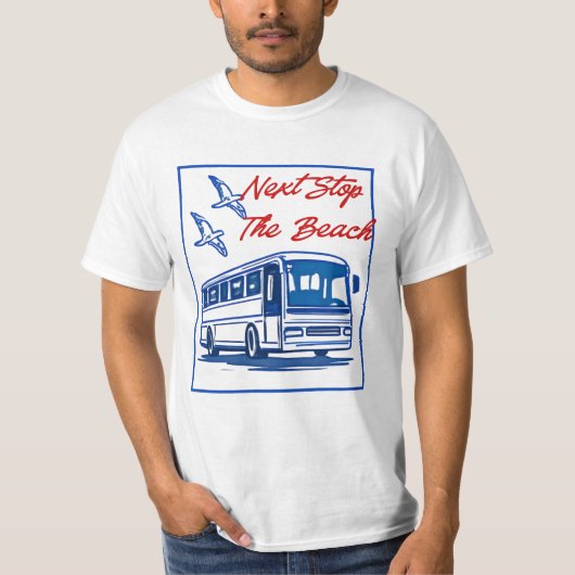 退職バス運転手Tシャツ - 退職祝い Tシャツ (正面)