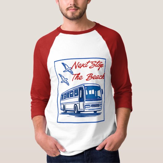 退職バス運転手Tシャツ - 退職祝い Tシャツ (正面)