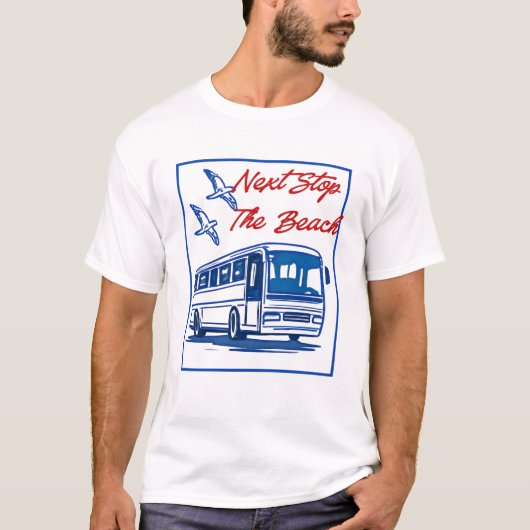 退職バス運転手Tシャツ - 退職祝い Tシャツ (正面)
