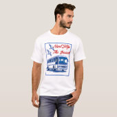 退職バス運転手Tシャツ - 退職祝い Tシャツ (正面フル)