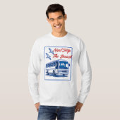 退職バス運転手Tシャツ - 退職祝い Tシャツ (正面フル)