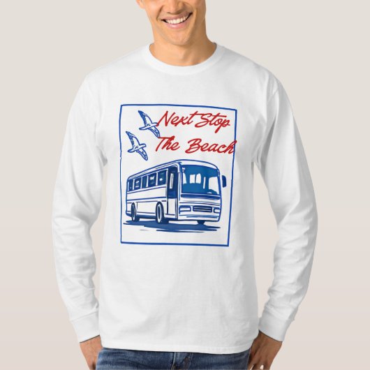 退職バス運転手Tシャツ - 退職祝い Tシャツ (正面)