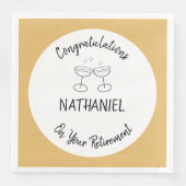 退職パーソナライズされたおめでとう (正面)