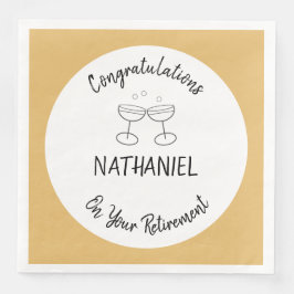 退職パーソナライズされたおめでとう