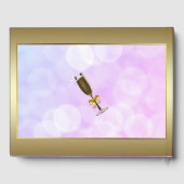 退職パーソナライズされたデザイン ゲストブック (裏面)