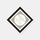 退職パーソナライズされたパーティーナプキン スタンダードカクテルナプキン (角)