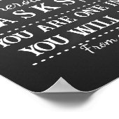 退職パーソナライズされたポスタープリント ポスター (角)