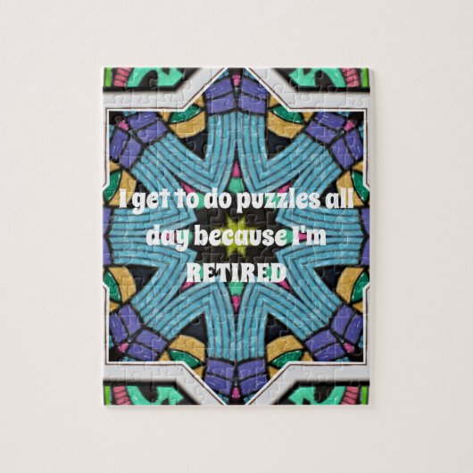 退職パーソナライズされたユーモアおもしろい退職金 ジグソーパズル (縦)