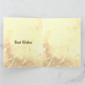 退職パーソナライズされた後の挨拶 カード (内部)