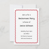 退職パーティの招待状おもしろい猫 招待状 (裏面)