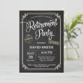 退職パーティの招待状カード 招待状 (スタンド正面)