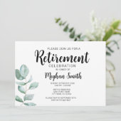 退職パーティの招待状テンプレート、 招待状 (スタンド正面)