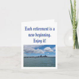 退職パーティの招待状ニュージーランド ノートカード