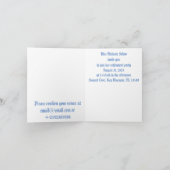 退職パーティの招待状ニュージーランド ノートカード (内部)