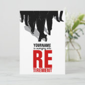 退職パーティの招待状ラットパックスインガー 招待状 (スタンド正面)