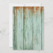 退職パーティの招待状祭サボテン 招待状 (裏面)