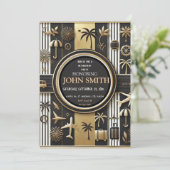 退職パーティの招待状 シーズンカード (スタンド正面)