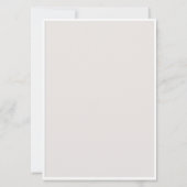 退職パーティの招待状 – ジャック付きマウス 招待状 (裏面)