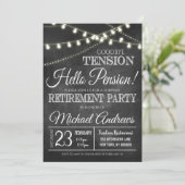退職パーティの招待状 招待状 (スタンド正面)