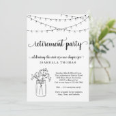 退職パーティの招待状 招待状 (スタンド正面)