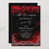 退職パーティの招待状 招待状 (正面/裏面)