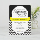 退職パーティの招待状 招待状 (スタンド正面)