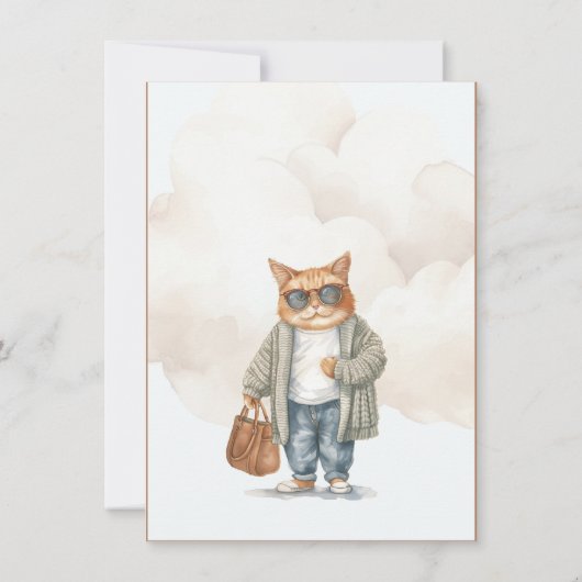 退職パーティの招待状 招待状 (裏面)