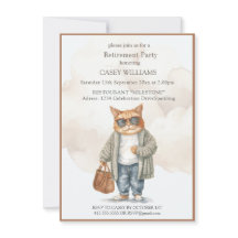 退職パーティの招待状