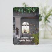 退職パーティの招待状 招待状 (スタンド正面)