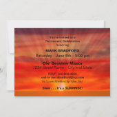 退職パーティの招待状-魚釣りサンセット 招待状 (裏面)