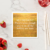 退職パーティーお祝いおもしろい紙ナプキンス スタンダードカクテルナプキン (インサイチュ)